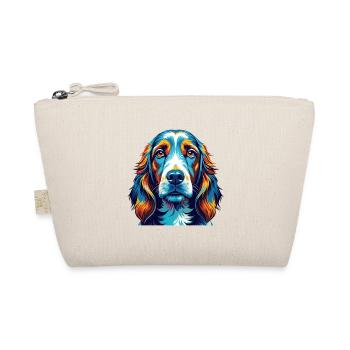 Basset Fauve De Bretagne Hunderasse Cartoon Kawaii - Bio-Täschchen - Natur - Vorne