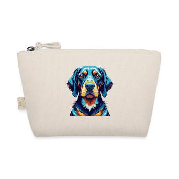 Bavarian Mountain Hound Dog Breed Cartoon Kawaii - Organic Pouch - nature - Front