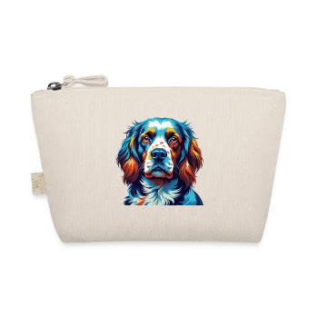Clumber Spaniel Hunderasse Bunte Karikatur Kawaii - Bio-Täschchen - Natur - Vorne