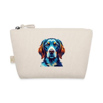 Auvergne Pointing Dog Breed Cartoon Kawaii - Organic Pouch - nature - Front