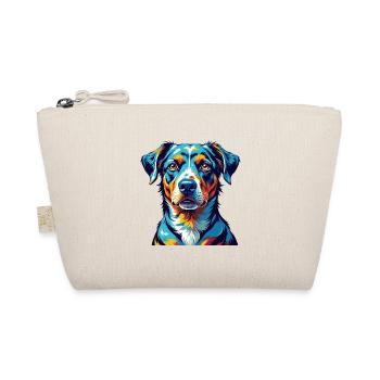 Catahoula Cur Dog Breed Colorful Cartoon Kawaii - Organic Pouch - nature - Front
