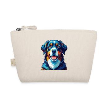 Entlebucher Mountain Dog Breed Cartoon Kawaii - Organic Pouch - nature - Front