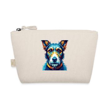 Fox Terrier Smooth Dog Breed Cartoon Kawaii - Organic Pouch - nature - Front