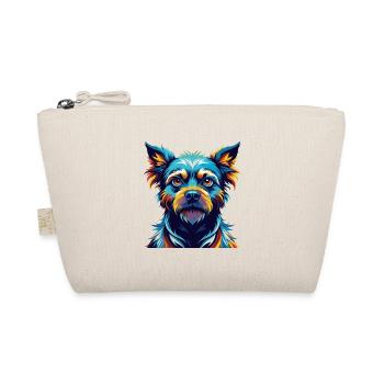 Griffon Nivernais Dog Breed Cartoon Kawaii - Organic Pouch - nature - Front