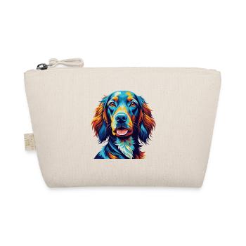 Irish Setter Dog Breed Colorful Cartoon Kawaii - Organic Pouch - nature - Front