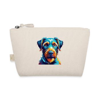Irish Terrier Dog Breed Colorful Cartoon Kawaii - Organic Pouch - nature - Front