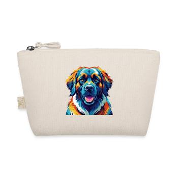 Leonberger race de chien coloré dessin animé Kawaii - Trousse biologique - nature - Devant