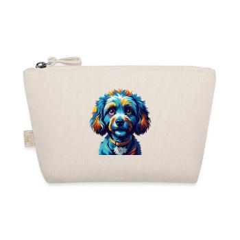 caniche miniature chien race coloré dessin animé kawaii - Trousse biologique - nature - Devant