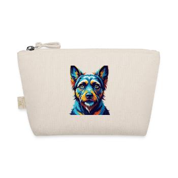 German Hunting Terrier Dog Breed Cartoon Kawaii - Organic Pouch - nature - Front