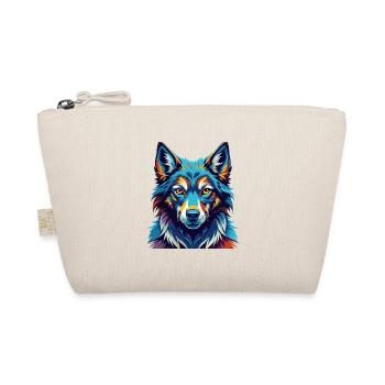 Tschechoslowakische Wolfshundrasse Bunte Karikatur Kawaii - Bio-Täschchen - Natur - Vorne