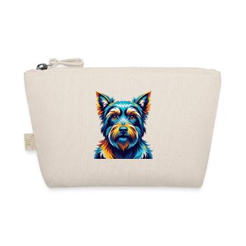 Cesky Terrier Hunderasse Bunte Karikatur Kawaii - Bio-Täschchen - Natur - Vorne
