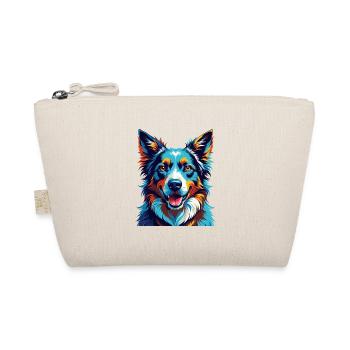 Carpathian Shepherd Dog Breed Cartoon Kawaii - Organic Pouch - nature - Front