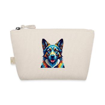 Bohemian Shepherd Dog Breed Cartoon Kawaii - Organic Pouch - nature - Front