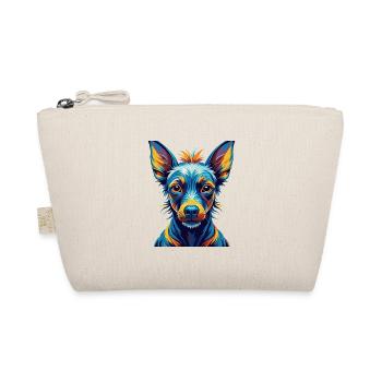 American Hairless Terrier Chien Race Dessin animé Kawaii - Trousse biologique - nature - Devant