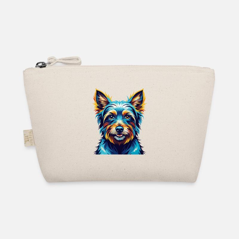 Australian Terrier Hunderasse Karikatur Kawaii Bio-Täschchen