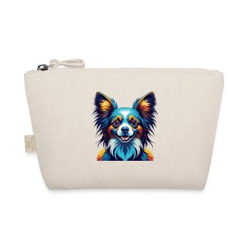 Papillon Chien Race Coloré Dessin Animé Kawaii - Trousse biologique - nature - Devant