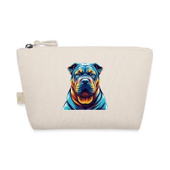 Shar Pei Hunderasse Bunte Karikatur Kawaii - Bio-Täschchen - Natur - Vorne