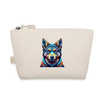 Tamaskan Dog Breed Colorful Cartoon Kawaii - Organic Pouch - nature - Front