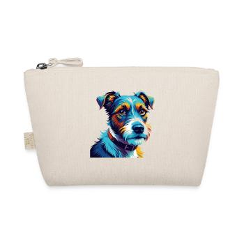 Parson Russell Terrier Dog Breed Cartoon Kawaii - Organic Pouch - nature - Front