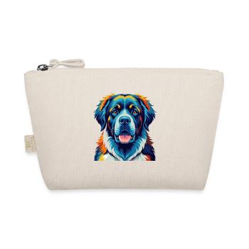 Pyrenean Mastiff Dog Breed Colorful Cartoon Kawaii - Organic Pouch - nature - Front