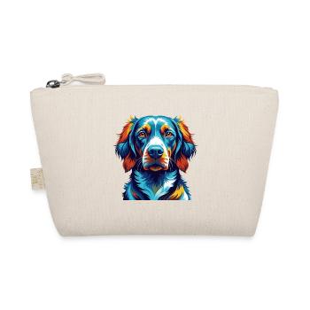 Polish Hunting Dog Breed Colorful Cartoon Kawaii - Organic Pouch - nature - Front