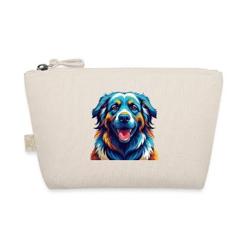 Polish Sheepdog Breed Cartoon Kawaii - Organic Pouch - nature - Front