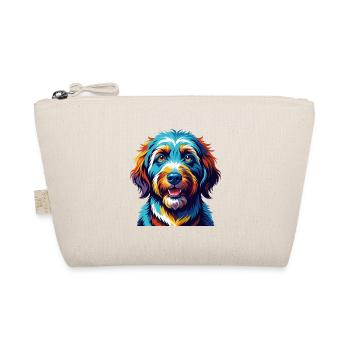 Spanish Water Dog Breed Colorful Cartoon Kawaii - Organic Pouch - nature - Front