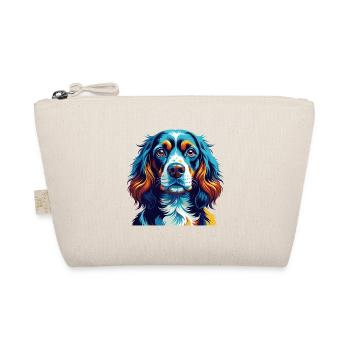 Spaniel Dog Breed Colorful Cartoon Kawaii - Organic Pouch - nature - Front