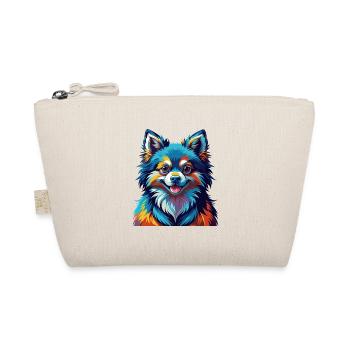 Spielzeug Deutscher Spitz Hund Rasse Bunte Karikatur Kawaii - Bio-Täschchen - Natur - Vorne