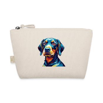Plott Hound Hund Rasse Bunte Karikatur Kawaii - Bio-Täschchen - Natur - Vorne