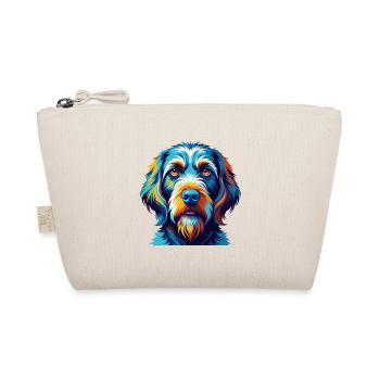 Spinone Italiano Dog Breed Colorful Cartoon Kawaii - Organic Pouch - nature - Front
