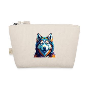Husky sibérien race chien dessin animé coloré Kawaii - Trousse biologique - nature - Devant