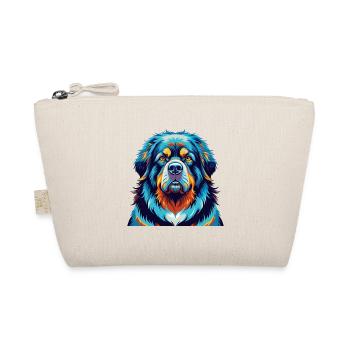 Tibetische Dogge Hunderasse Bunte Karikatur Kawaii - Bio-Täschchen - Natur - Vorne