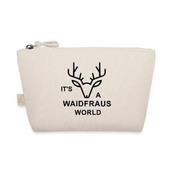 It's a Waidfraus World - Bio-Täschchen - Natur - Vorne