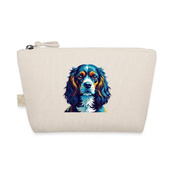 Norfolk Spaniel Dog Breed Colorful Cartoon Kawaii - Organic Pouch - nature - Front