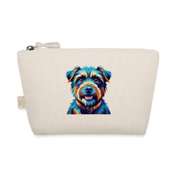 Norfolk Terrier Dog Breed Colorful Cartoon Kawaii - Organic Pouch - nature - Front