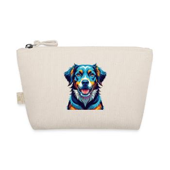 Mountain Cur Dog Breed Colorful Cartoon Kawaii - Organic Pouch - nature - Front