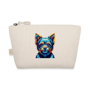 Yorkshire Terrier Dog Breed Cartoon Kawaii - Organic Pouch - nature - Front