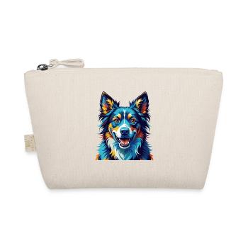 Taigan Dog Breed Colorful Cartoon Kawaii - Organic Pouch - nature - Front