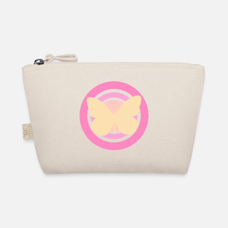Papillon rose jaune Trousse biologique