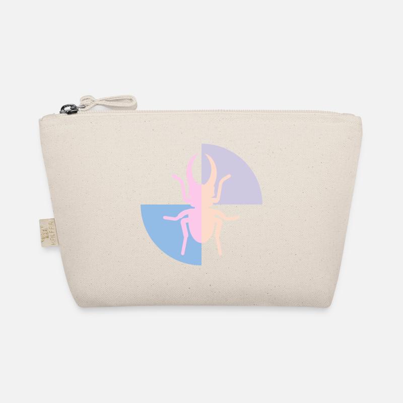 Duo Pastellgelb Rosa Bio-Täschchen