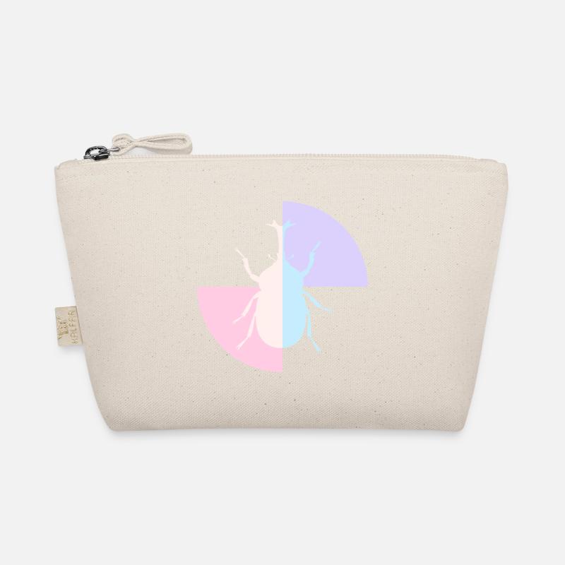 Duo Coccinelle Jaune Bleu Pastel Trousse biologique