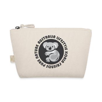 Australia Koala Comic Emblem Bear Animals Icon - Organic Pouch - nature - Front