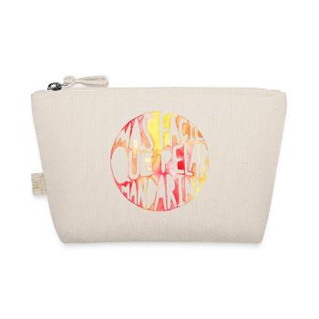 Einfacher als Mandarine schälen - Aquarell-Phrase - Bio-Täschchen - Natur - Vorne