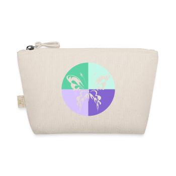 Quatuor de papillons Vert Violet - Trousse biologique - nature - Devant