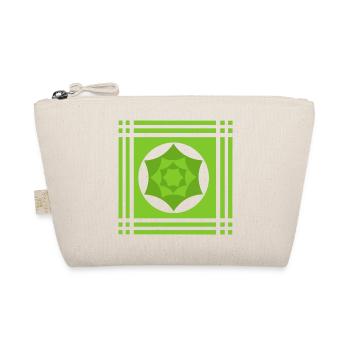 Jeu géométrique de couleurs en vert - Trousse biologique - nature - Devant