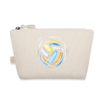 Coloré volley-ball soleil illustration joueur de volley-ball - Trousse biologique - nature - Devant