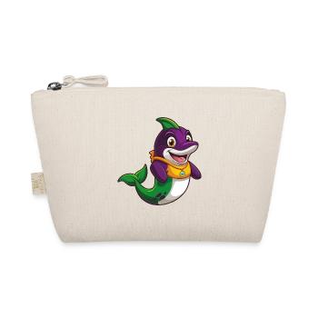 Orca Funny Kawaii Cartoon Character Clipart - Organic Pouch - nature - Front