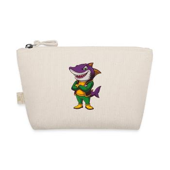 requin drôle kawaii dessin animé personnage clipart - Trousse biologique - nature - Devant