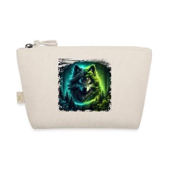 Wolf - Organic Pouch - nature - Front